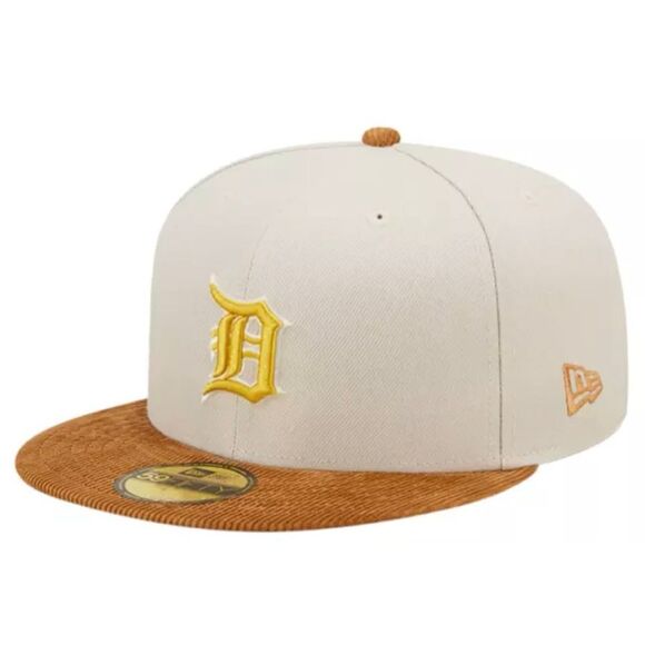 New Era Detroit Tigers Corduroy 59FIFTY Fitted Hat 1984 World Series Patch 7 1/8 - Picture 3 of 8